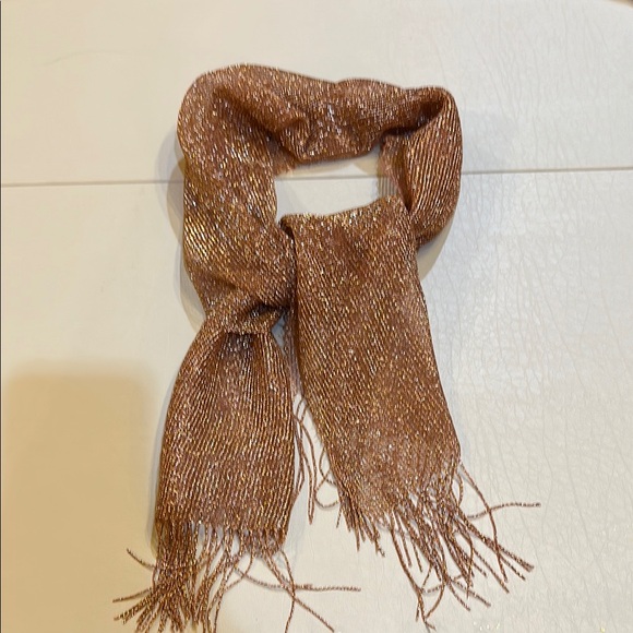 Elegant Brown Scarf - Picture 2 of 4